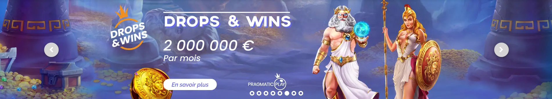 Drop and Wins God Of Coins Casino 